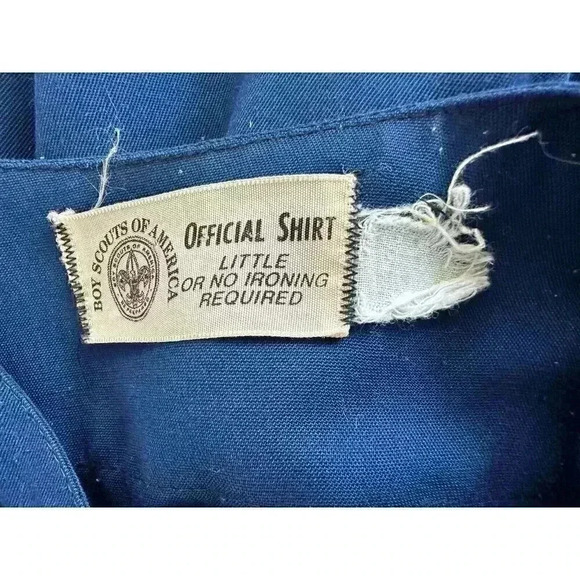 Vintage Boy Scouts of America Cub Scout Uniform Youth Shirt USA Made Size Medium - Picture 6 of 10
